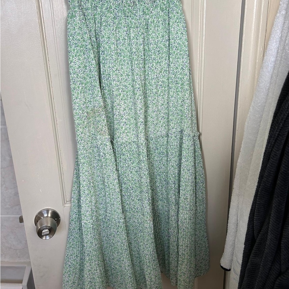 Floral Green Women's Skirt